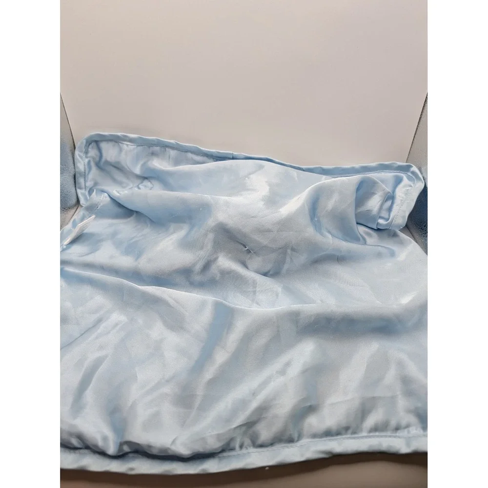 Mary Engelbreit Baby Humpty Dumpty Blue Minky Satin Security Blanket Lovey F750